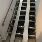 Износоустойчивый откидной пандус для подъездов облегчен | УКРЛИФТ-СЕРВИС