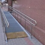 Износостойкий пандус металлический стационарный | УКРЛИФТ-СЕРВИС