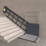 Качественный наклонный подъемник для инвалидов установлен в общественной инфраструктуре | УКРЛИФТ-СЕРВИС