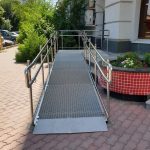 Прочный стационарный пандус для людей с инвалидностью по нормам ДБН | УКРЛИФТ-СЕРВИС