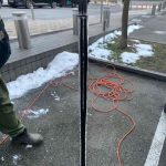 Современный стационарный пандус из нержавеющей стали без перил | УКРЛИФТ-СЕРВИС