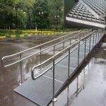 Зносостійкий стаціонарний металевий пандус | УКРЛІФТ-СЕРВІС