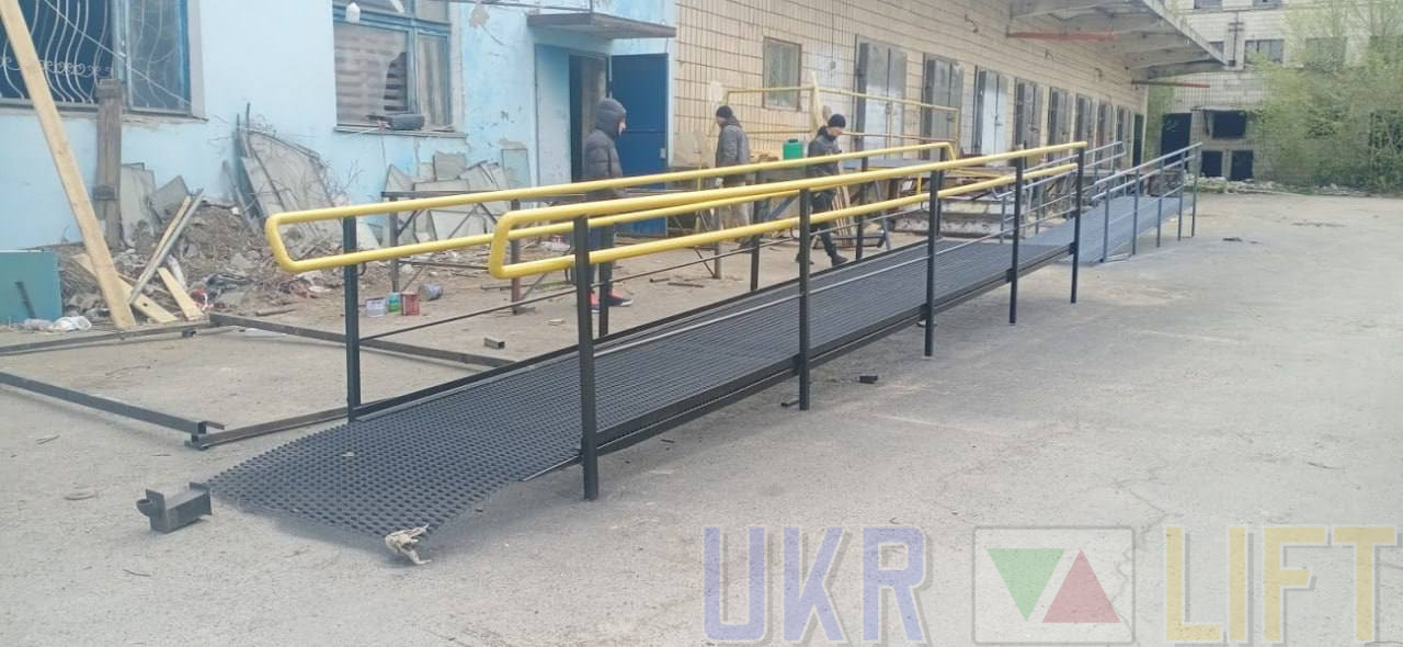 Якісний пандус стаціонарний по Вашому розміру | УКРЛІФТ-СЕРВІС