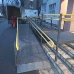 Міцний пандус металевий стаціонарний для МГН | УКРЛІФТ-СЕРВІС