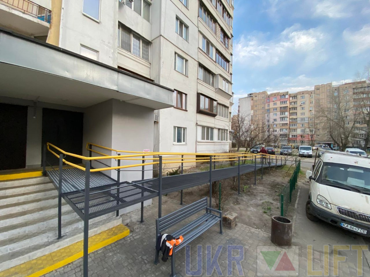 Високоякісний пандус для інвалідів стаціонарний від виробника | УКРЛІФТ-СЕРВІС