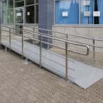 Високоякісний стаціонарний металевий пандус для інвалідів від виробника | УКРЛІФТ-СЕРВІС
